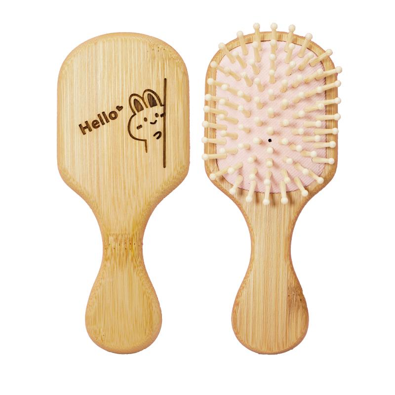 Cute Cat Wooden Comb Bamboo Massage Hair Combs Natural Anti-static Hair Brushes Hair Care Massage Comb Hairdressing Styling Tool