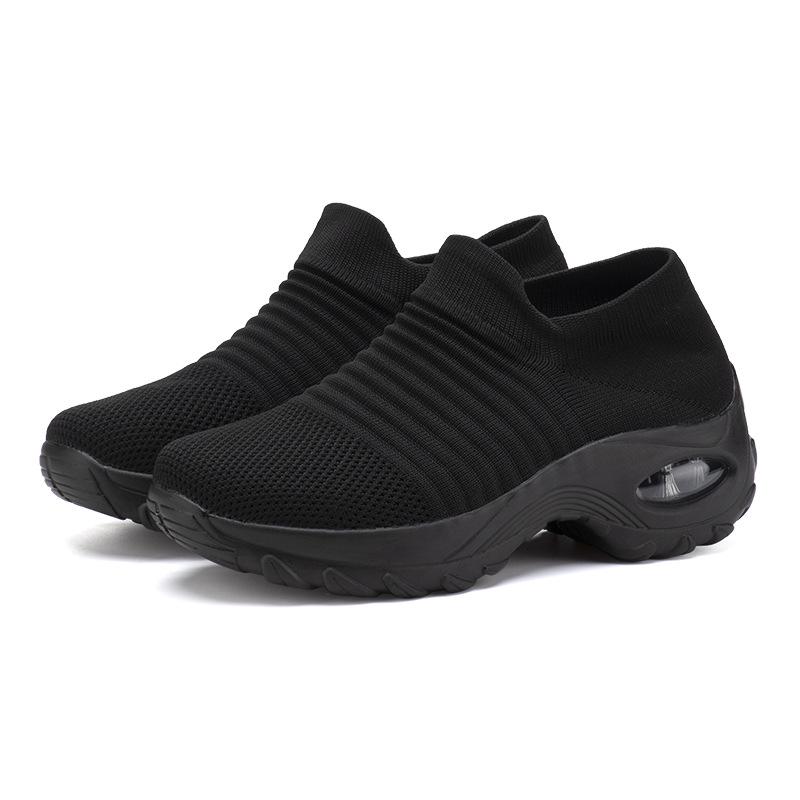 Women's 2025 Summer Height-Increasing Air Cushion Shoes - Comfortable Casual Dance Sneakers for Middle-Aged and Elderly, Large Sizes Available.
