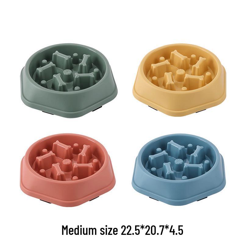 Anti-Choking Non-Slip Slow Feeder Bowl for Dogs and Cats
