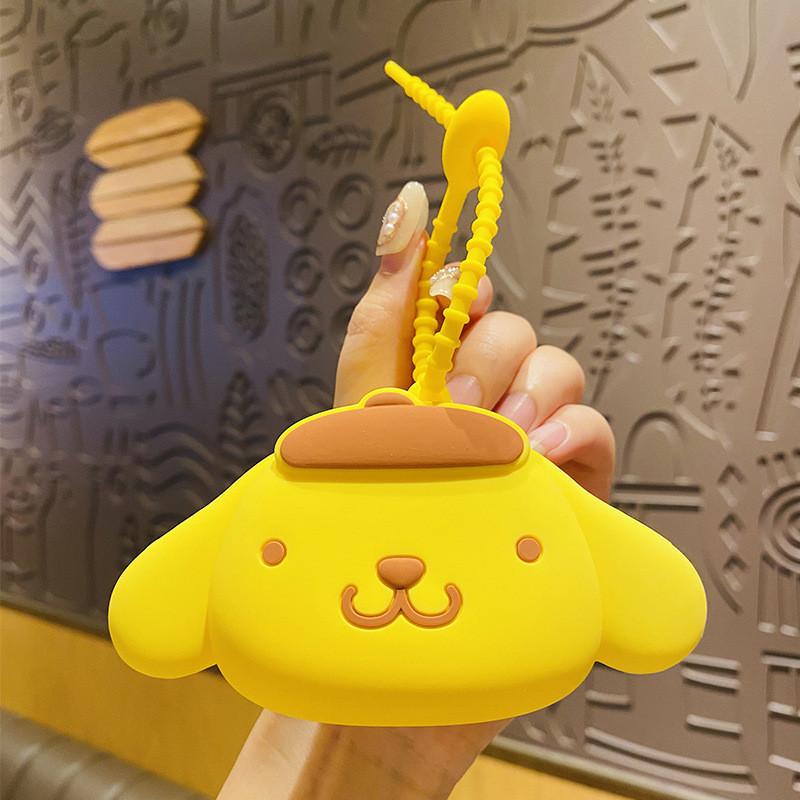 Очаровательный мини-кошелек Sanrio, милый брелок-игрушка для детей и взрослых Pompompurin