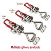 1Pc 4001/4002/4003 Lock Buckle Hinge Push Pull Toolbox Case Toggle Latch Clamp Anti-Slip Adjustable Quick Release Catch Clasp