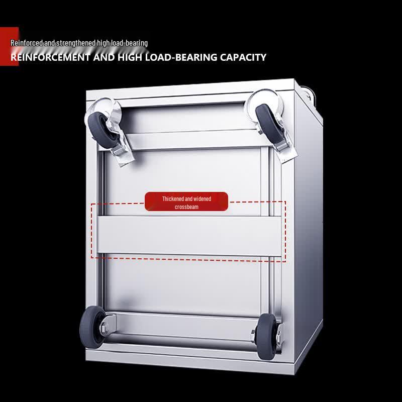 XISENCHU Stainless Steel Multi-functional Seasoning Cart