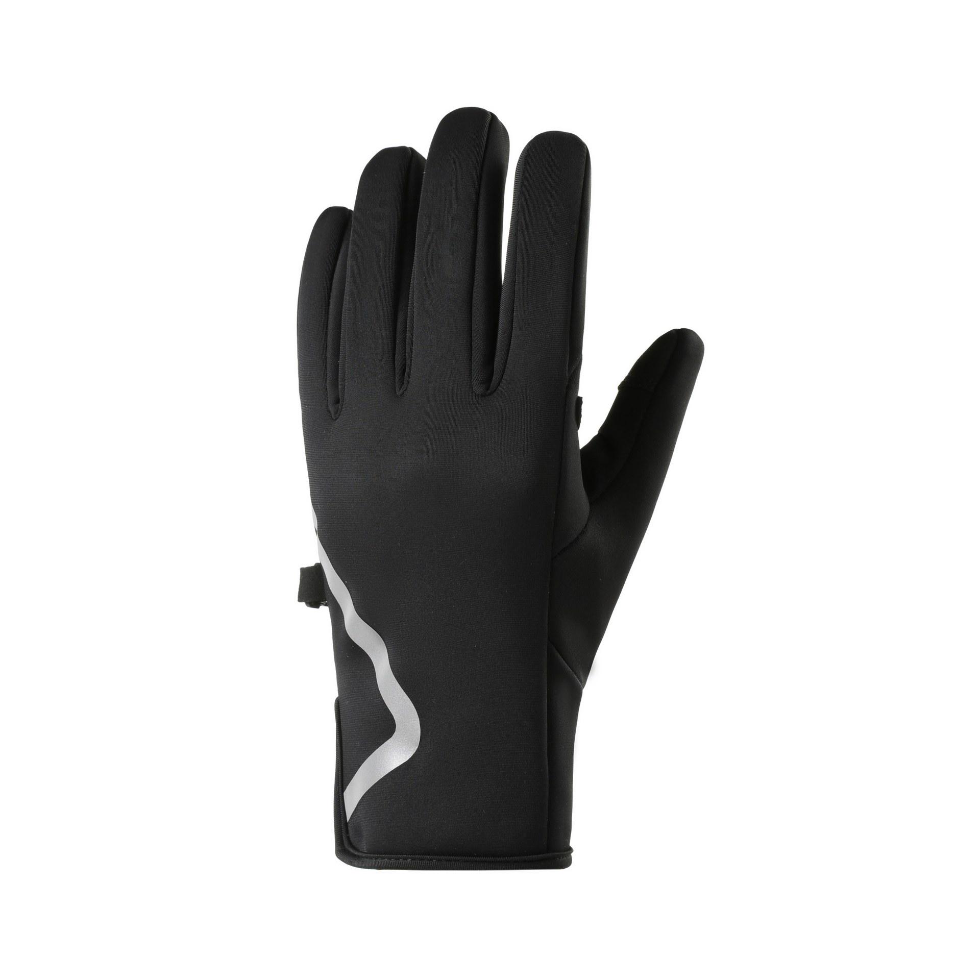 Unisex Touchscreen Windproof Winter Cycling & Ski Gloves - Velvet Lined, Warm & Thickened for Outdoor Sports L