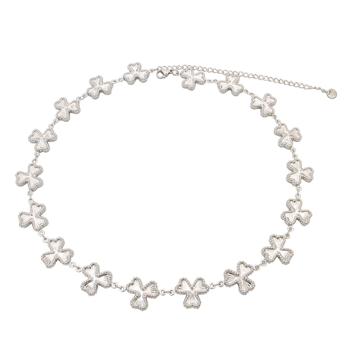 Cute Choker Necklaces for Women Charm Neck Chain Stainless Steel Clavicle Chain Romantic Fashion Jewelry for Daily Wear