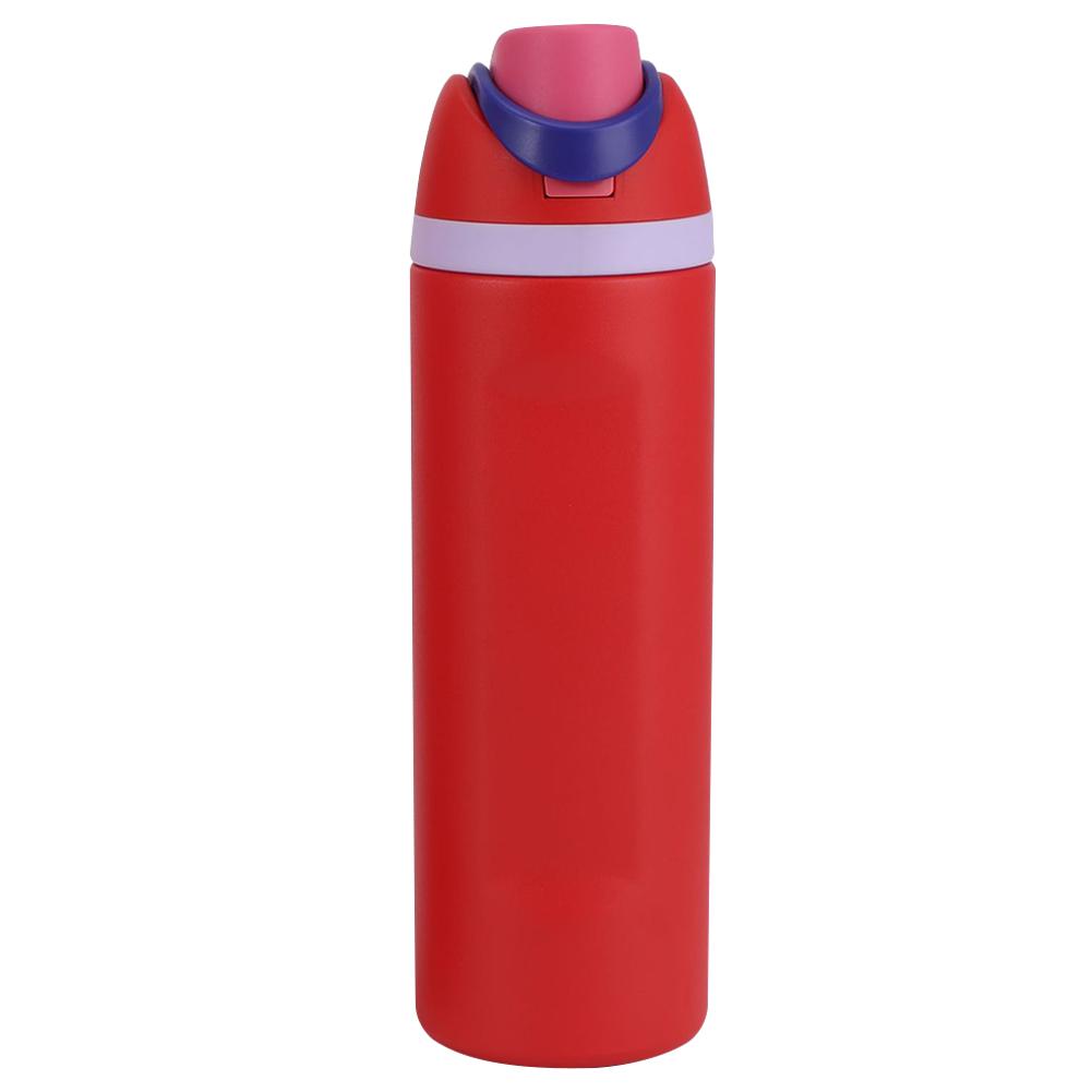 New Thermos Cup 24oz 32oz Insulated Cup Stainless Steel Space Kettle Water Bottle with Straw Vacuum Flasks for Car Outdoor Sport