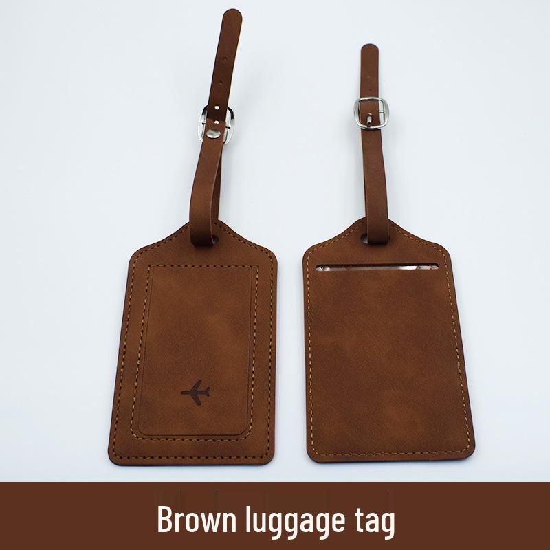 Multicolor PU Leather Passport Cover & Luggage Tag Set