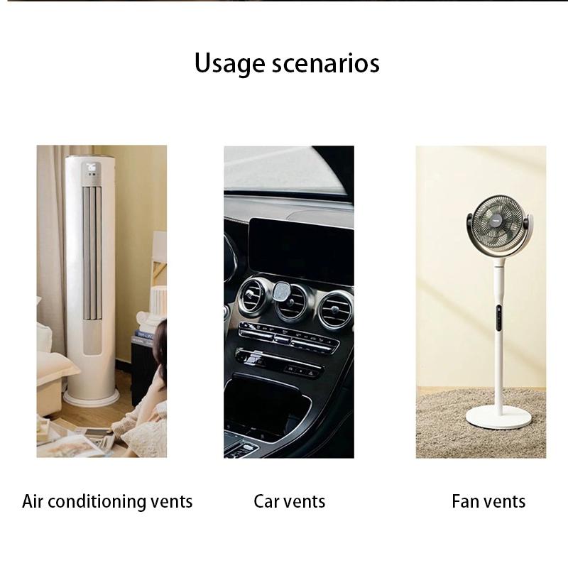 Car air outlet deodorizing aromatherapy clip - multiple scent options, multi-scene use, suitable for air conditioning outlet and fan outlet