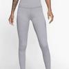 Nike Yoga Luxe Infinalon Cropped Shark Leggings Women Bottoms Gray CJ3802-073