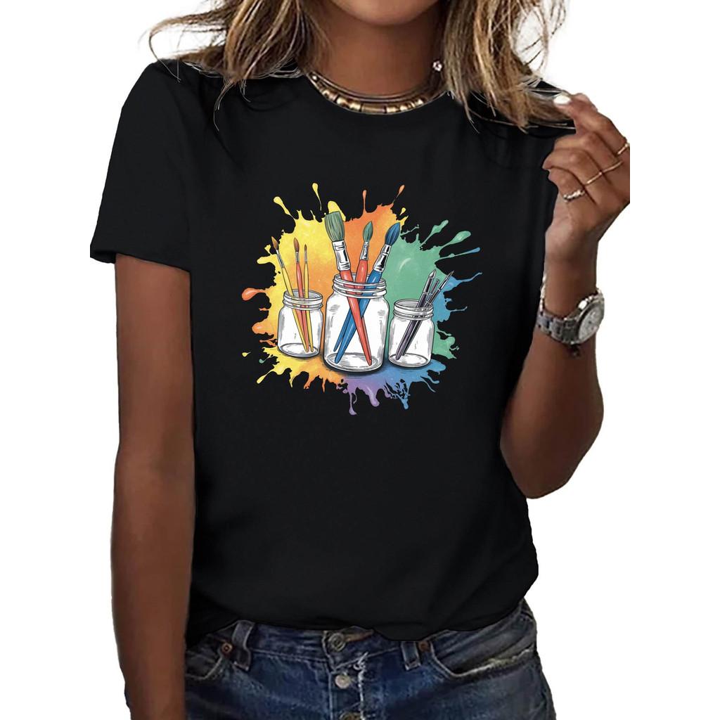 

Lively Art Studio Women s T-Shirt, Comfort Fit XXL білий