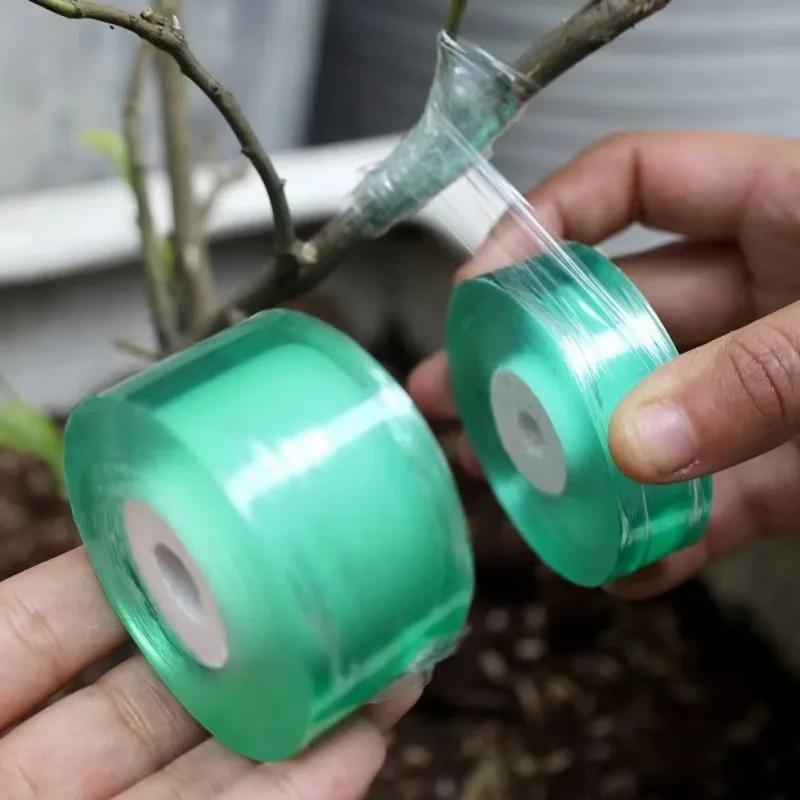 Self-adhesive Grafting Tape Roll Nursery Grafting Films Plants Seedlings Vine Degradable Film PE Stretchable Garden Tree Tapes