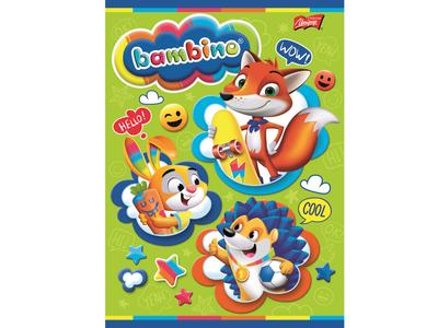 Bambino School Notebook A5 16 Sheets Double Lined 001796 MIX of Patterns