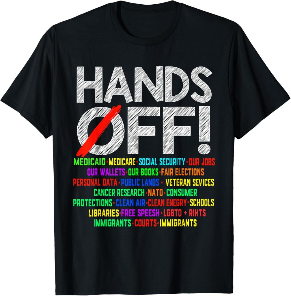 Hands Off Protest Social Security And Medicare Protest T-Shirt