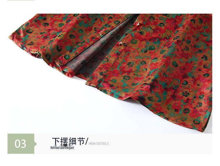 Elegant New Chiffon Blouse for Middle-aged & Elderly Women - Chinese Spring/Summer Style for Grandmas
