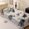 Nordic Sandstorm Hair Towel Four Seasons Universal Cotton Hemp Sofa Blanket Simple And Modern All-Around Sofa Cover Couch