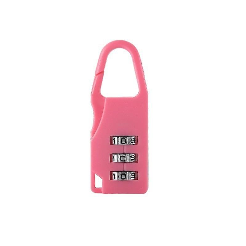 Bag Password Lock 3 Dia L Metal Resettable Combination Padlock Suitcase Password Digit Lock F5 Color Code Lock