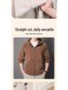 Customizable Logo Heavyweight Fleece Hooded Sweatshirt - Thickened Double-Sided Autumn/Winter Cardigan