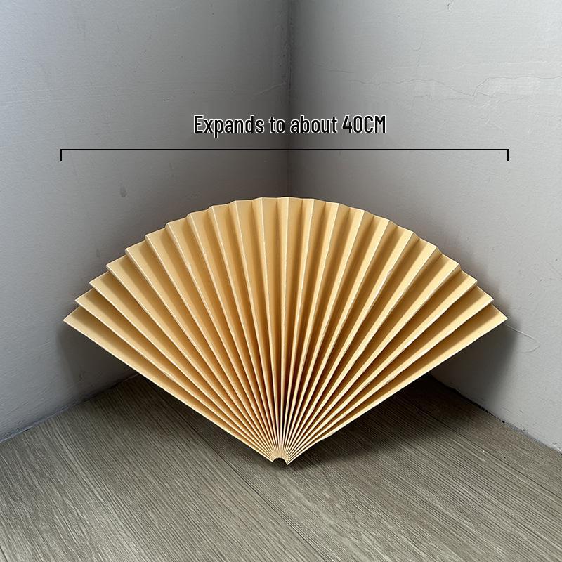 Roter halbkreisförmiger Bambuspapierfächer für Hochzeits- und Eventdekoration