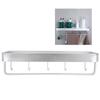 WallMounted Storage Rack Shower Shelf Multifunctional Storage Holder for Kitchen Bathroom(40cm