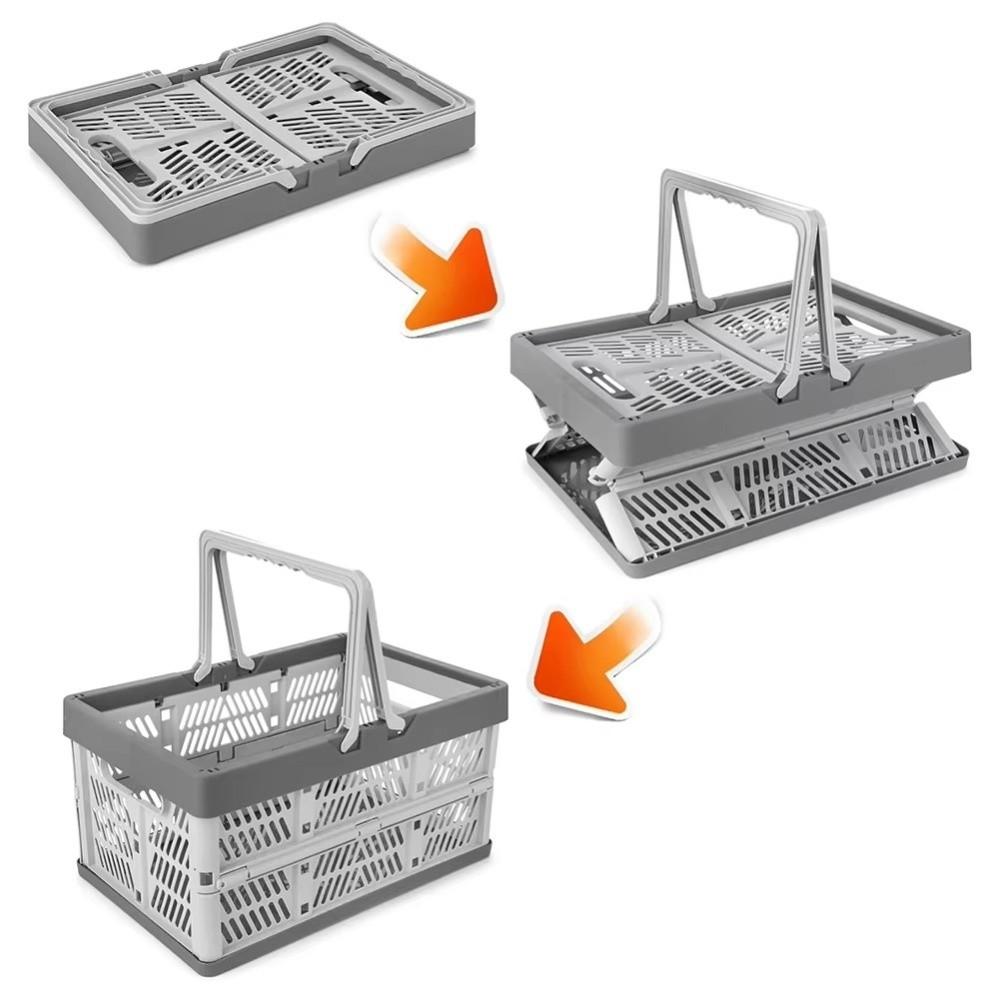 Stackable Folding Storage Basket Thickened Collapsible Storage Crate  Camping