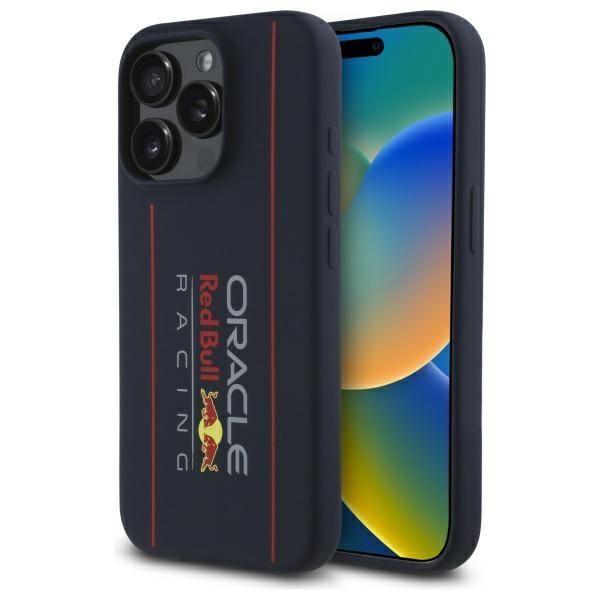 Red Bull Rbhmp15L24Siolrv Iphone 15 Pro  6.1 Hardcase Granatowy/Navy Silicone Vertical Logo Magsafe
