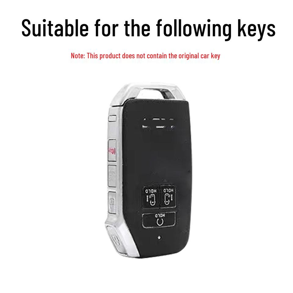 2026 Kia Carnival 4th Gen Genuine Leather Key Cover – Stylish & Protective Remote Bag for Men & Women.