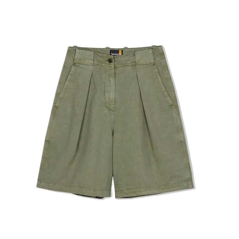 Timberland SS26 Solid Color Mid Waist Straight Leg Breathable Cargo Shorts Women shorts A442F590 25