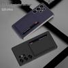 Samsung S25 Ultra High-End Business Leather Case with Card Holder & Stand