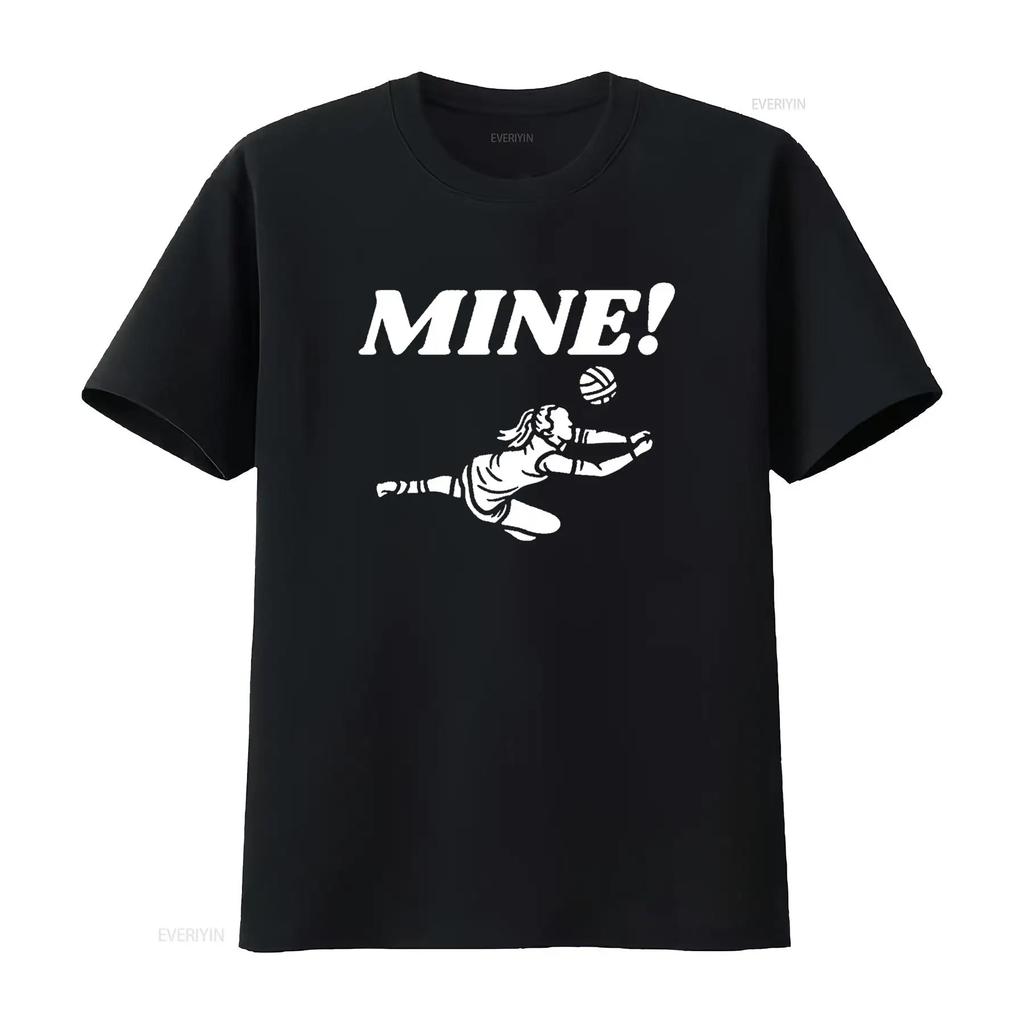 Funny Volleyball Players Libero Mine T Shirt vintage Washed Stylish Versatile Unisex graphic Slightly Casual homme Breathable