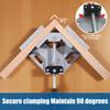 Right Angle 90 Degree Wood Clamps For Woodworking, With Adjustable Swing Jaw Aluminum Alloy Frame, For Welding, DIY