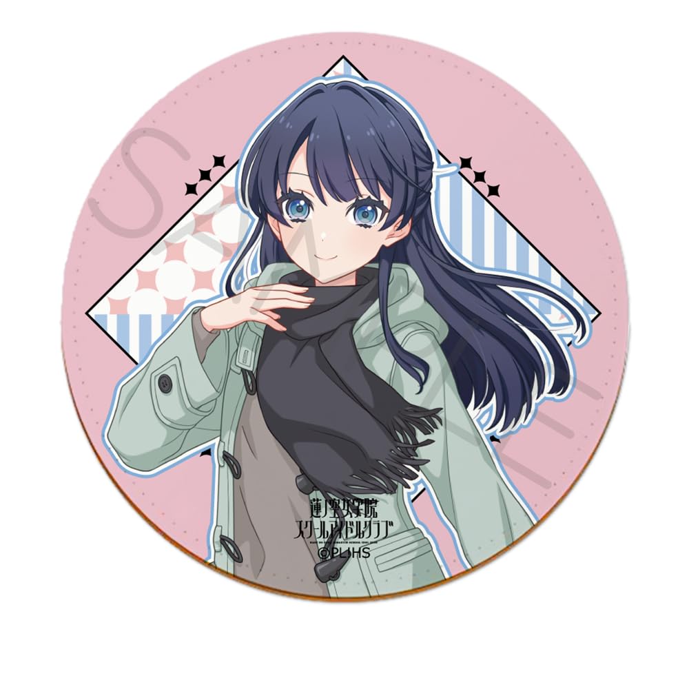 Hasunozora Academy School Idol Murano Sayaka 7th Edition Leather Coaster OB  Love Live! Girls  Club