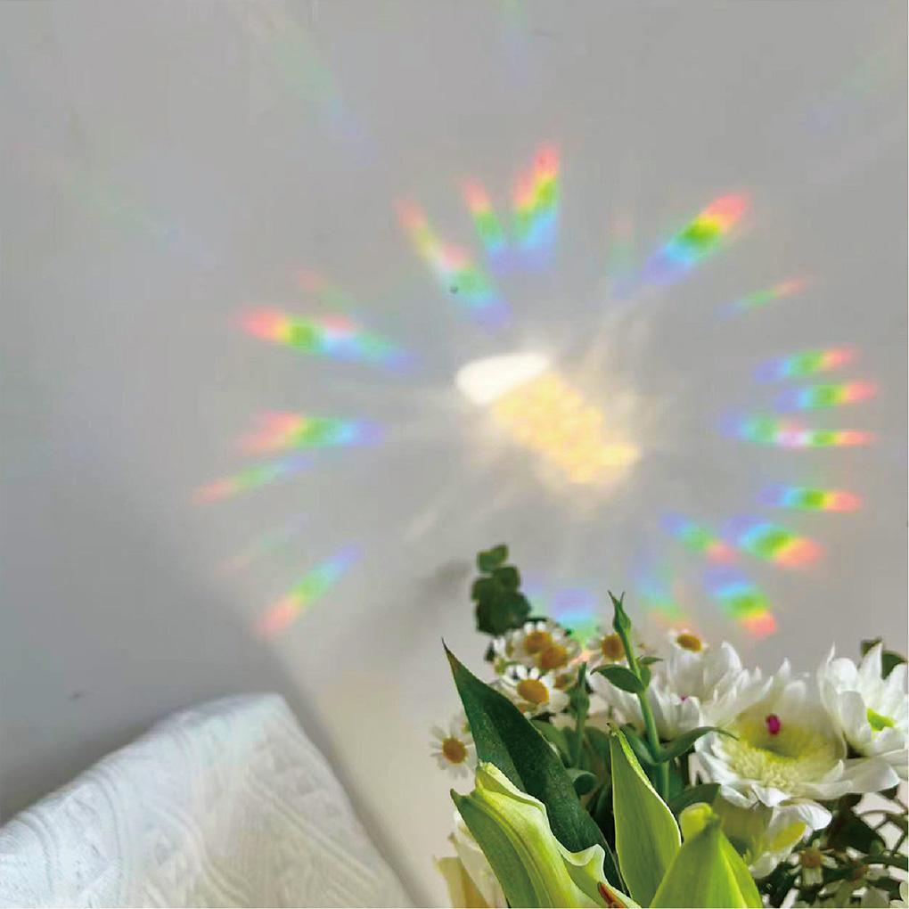 Window Sticker Rainbow Reusable Shaped Static Anti Collision Strike Glass Decal Bedroom Cling Sun Catcher for Home Decor