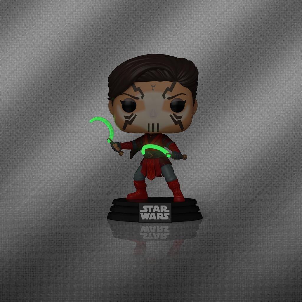 FUNKO Star Wars Tales of Empires Morgan Elsbeth Edition Figure Cute Deformed Figure Pop! Glow-in-the-Dark -