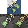 Summer Frog Bag Decor Alloy Gold Silver Keyring Fashion Accessory For Women