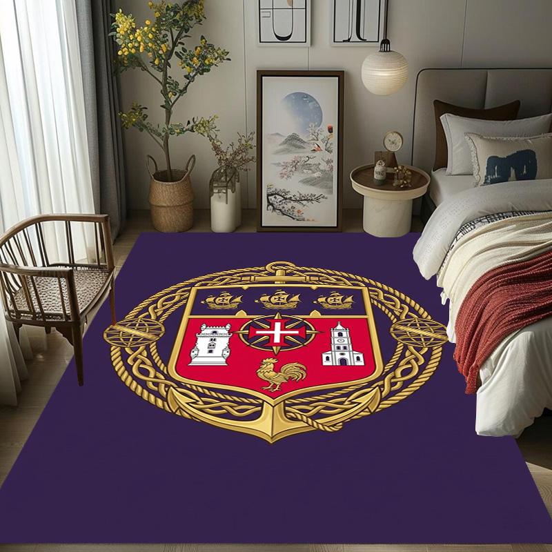 Portuguese Military Emblem carpet Living room and bedroom mats Home Decor Bathroom mat Dormitory decoration Art