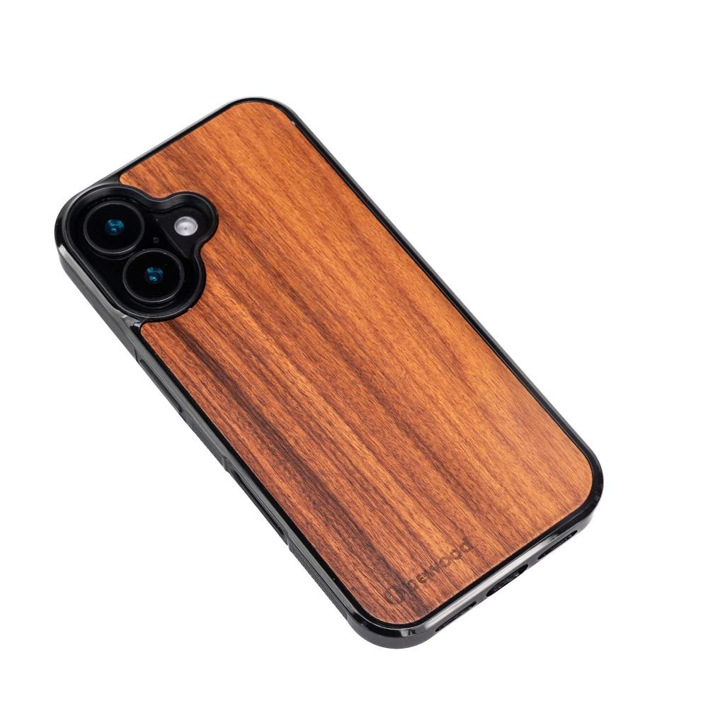 Bewood Wooden Case for iPhone 16, Rosewood Santos