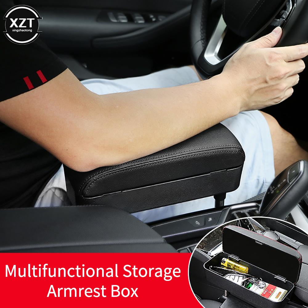 New Universal Car Armrest Box Elbow Support Adjustable Car Center Console Arm Rest Car Styling Auto Seat Gap Organizer Arm Rest