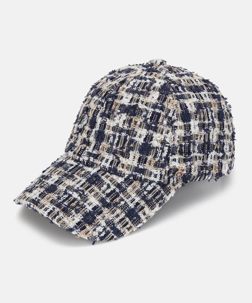 Hwaiteusaenjeu Purple Label Parika Tweed Ball Cap Chloe Navy