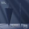 Extra Large Double Person 24-Rib Umbrella with Color-Matched Design and Long Handle