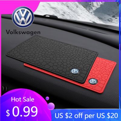 Για VW Volkswagen Jetta MK5 Golf PVC Αντιολισθητικό Πατάκι Αυτοκινήτου Ταμπλό Τηλέφωνο Αντιολισθητικό Τζελ Pad Για Volkswagen GTI Arteon R Scirocco Jet
