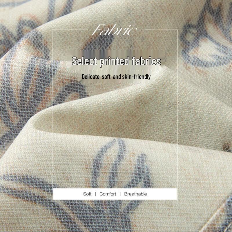 Demana Summer Literary Style A-line Printed Dress