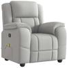 Massage Chair Cloud Gray Fabric