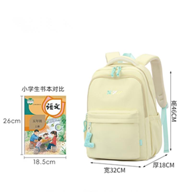 Plain Letter Designed Knapsack  Crisp College Learner Student Bags Roomy Oxford Schoolbags Journey Backpack for Women