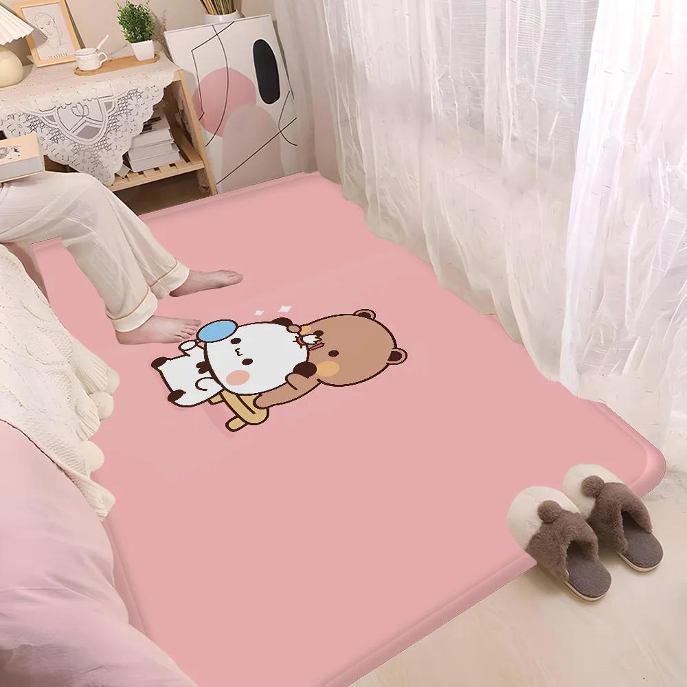 Bubu Dudu Bear Floor Mat Retro Multiple Choice Living Room Kitchen Rug Non-Slip Modern Home Decor