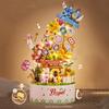 Building Block Music Box Mini Model Decorations DIY assemblyNew Year Gifts Suitable As Gifts for Holidays Such As Hanukkah