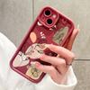 Soft Silicone Square Ladder Printing Pattern Phone Casing Full Cover Camera Shockproof Protection Rubber Case for Vivo