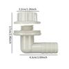 Elbow Connector Hose Nozzle Accessory, Multipurpose Fitting Drainage Connector