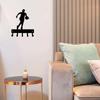 Basketballspieler Sport Schlüsselhaken Halter Wandmontierter Haken Dekoration Wandkunst Ideal für Sportbegeisterte