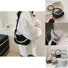 Trendy Fashion Design Single Shoulder Crossbody Bag Simple Stylish 2024 Spring Large Capacity Crossbody Bag