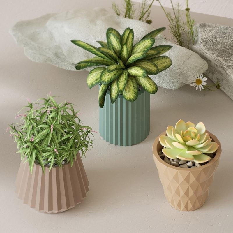 Delicate Epoxy Resin Vases Mold Functional Flowerpot Vases Container Mold for Crafting Unique Gift and Ornaments