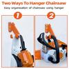 Wall Mounted Chainsaw Hanger Organizers Bracket Vertical Horizontal Mounting Option for Enhancing Safety and Convenience